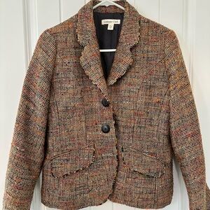 Coldwater Creek Women's Tweed Blazer with Multicolor Accents